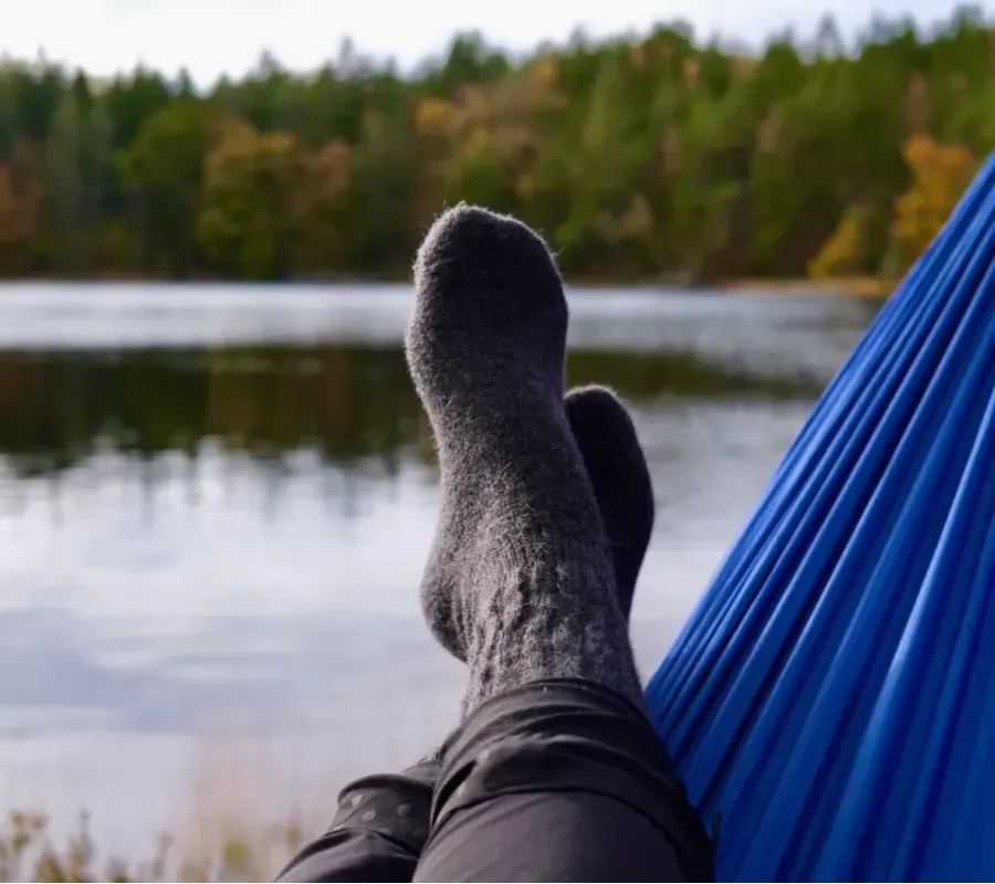 Alpakkasokker natur alpakka